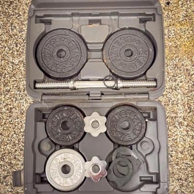 Fitness Gear 40lb Cast Iron Dumbbell Set*****