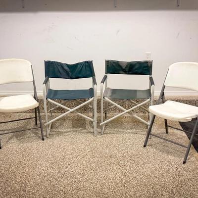 (4) Collapsible Chairs