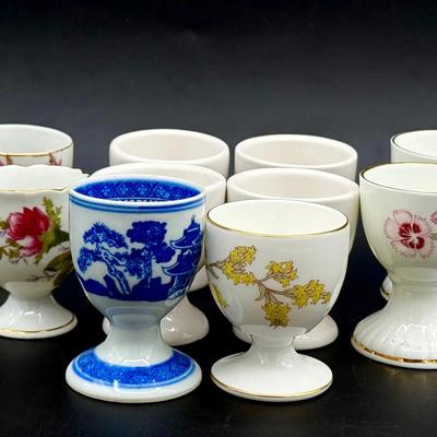 Egg Cup Lot Feat Wedgwood