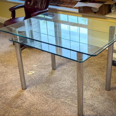 Glass Desk