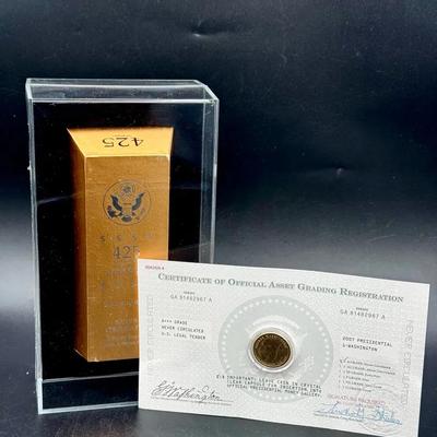 2007 George Washington Presidential Dollar Ballistic Roll