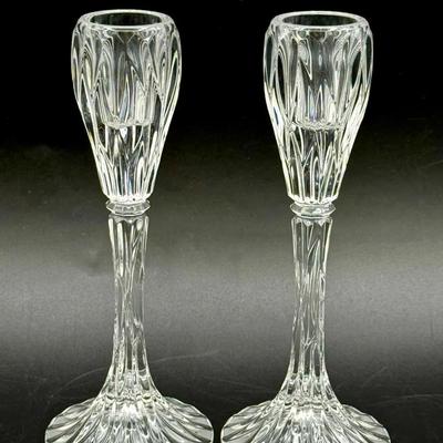 (2) Satin Leaves By Noritake Candlestick Holders 