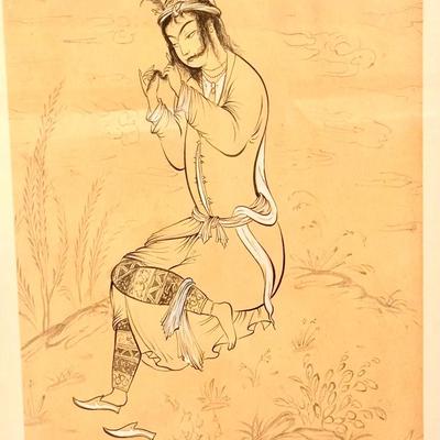 Persian miniature-style painting