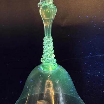 Vintage Cambridge Bell-UV Reactive with Green Glow