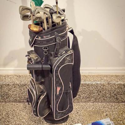 Golf Club Set with Bag – Wilson Fat Shaft Irons, Odyssey Putter & More