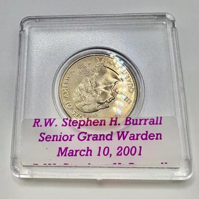 2000-D Washington Quarter — Massachusetts State Quarter in Protective Coin Case