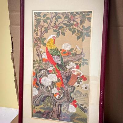 Beautiful Asian Bird Print