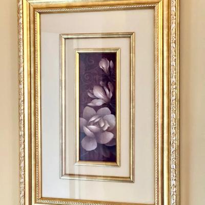 Framed Flower Print