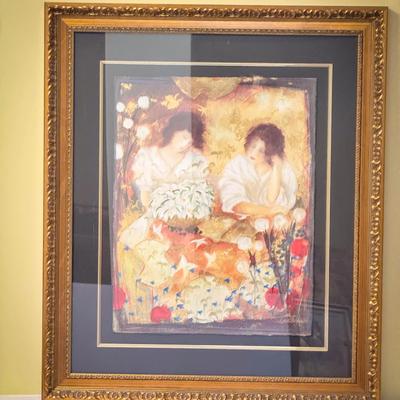 Treby "Lillies" Signed & Numbered Serigraph