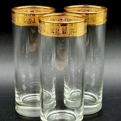 (3) Vintage Gold Rimmed Glasses