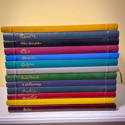 (12) Easton Press Great Artists – Renoir, Manet, Monet, Rodin