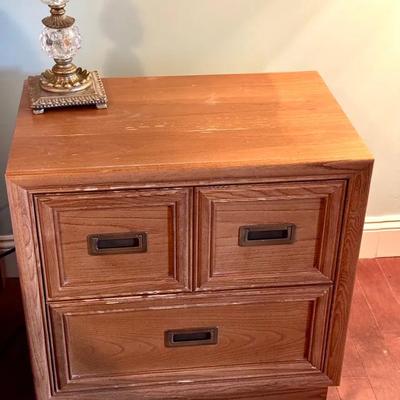 (2) Stanley Night Stands 