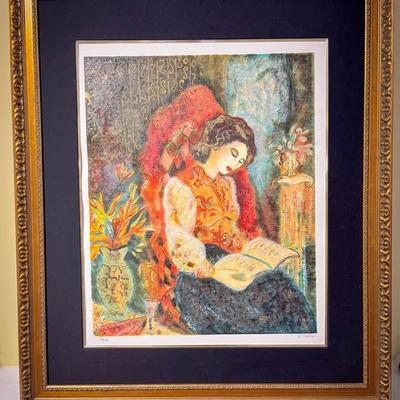 Sevitt Francis The Letter Limited Edition Serigraph (237/350), Hand Signed & Framed
