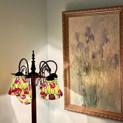 Tiffany Style Stained Glass Floor Lamp