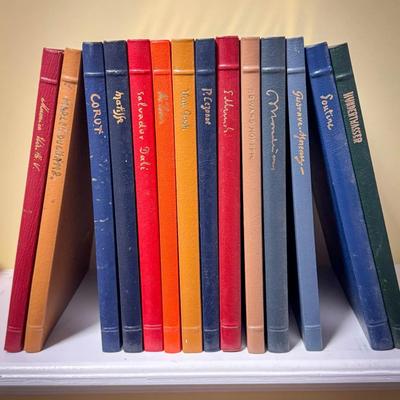 (14) Easton Press Great Artists – Van Gogh, Cézanne, Dalí, Duchamp