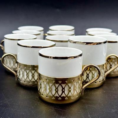 (12) Vintage Espresso Cups 