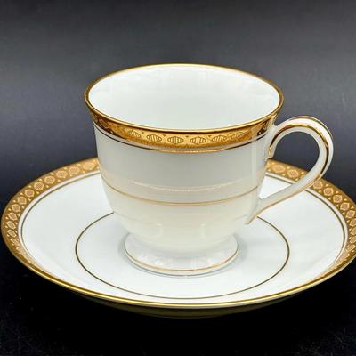 (8) Noritake Richmond Teacups & (8) Saucers