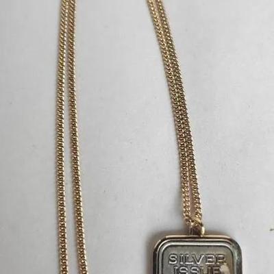 Silver Bar Pendant (FH)