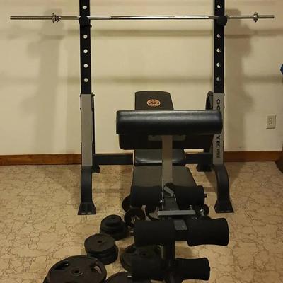 Gold's Gym Exercise Equipment (RR)