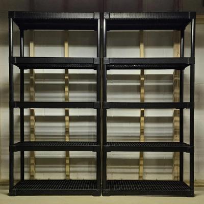 Plastic Storage Shelves - Lot 2 (B)