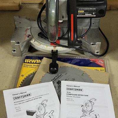Craftsman 10" Compound Miter Saw (B)