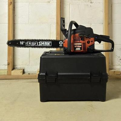 Craftsman Gas Powered Chainsaw (B)