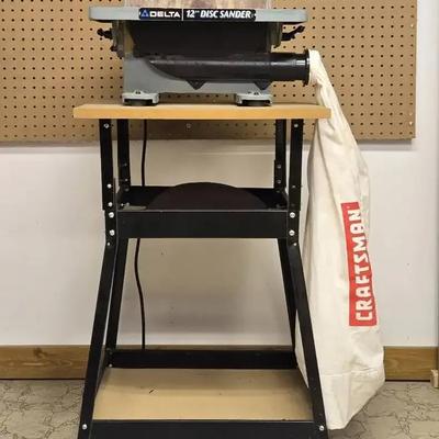 Delta 12" Disc Sander & Base (TR)