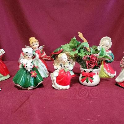 Christmas Planter Girls