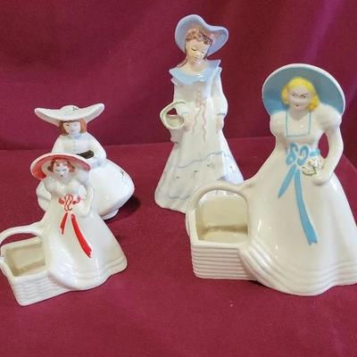 Assortment of Vintage Ceramic Flower Holders
