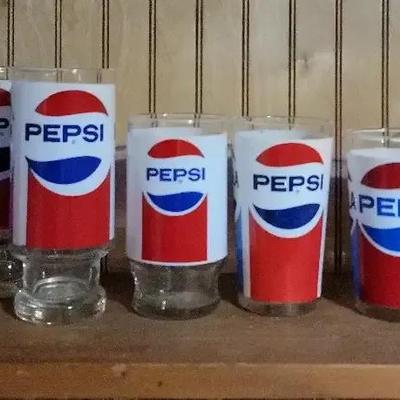 Vintage Pepsi Glasses 