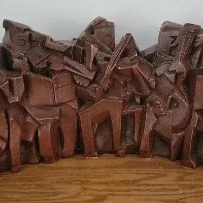 Abstract String Quintet Sculpture 