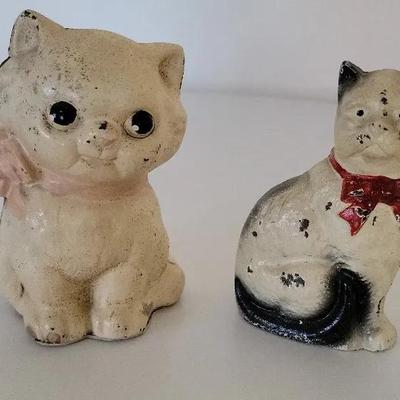 Cast Iron Kitty Banks