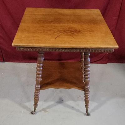 Antique Oak Parlor Table
