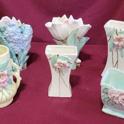 5 Vintage McCoy Planter/Vases