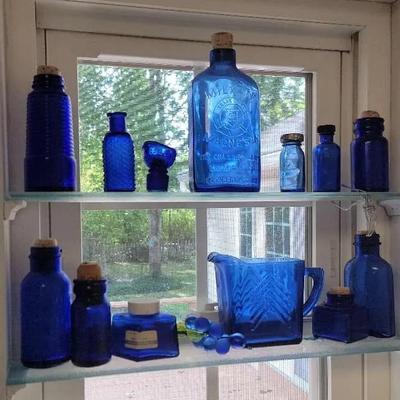 Cobalt Blue Glassware 