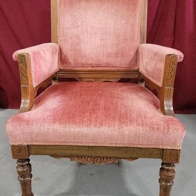 Antique Eastlake Style Parlor Chair