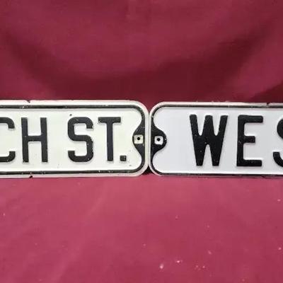Vintage Street Signs