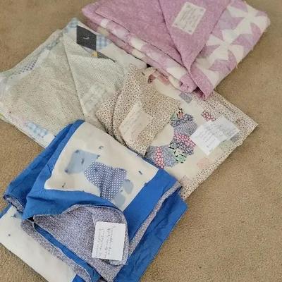 4 Handmade Vintage Quilts