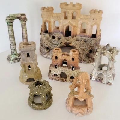 Old German Fish Tank Castles