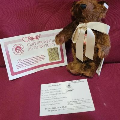 Steiff Mr. Chocolate Teddy Bear. 