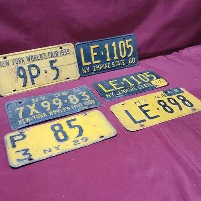 Vintage License Plates