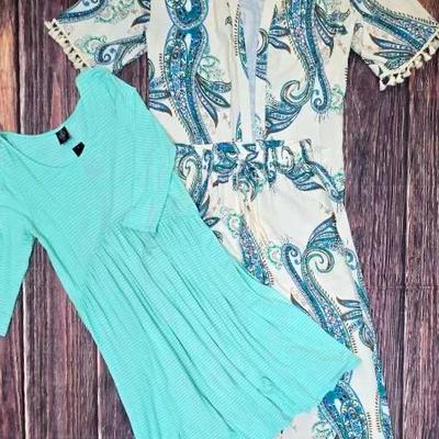 "Agnes & Dora" Oakley Dress & "Shein" Jumpsuit