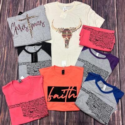 Festive & Faithful Small Tee Bundle - Size Small