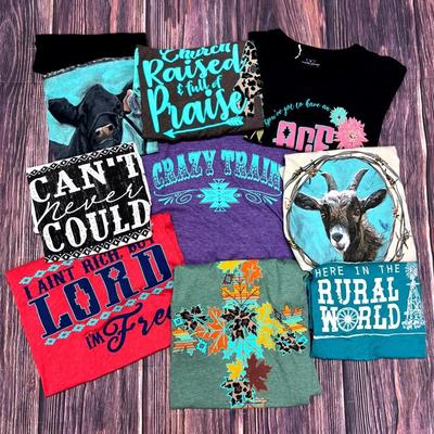“Crazy Train” Farm & Aztec Style T-Shirt Bundle