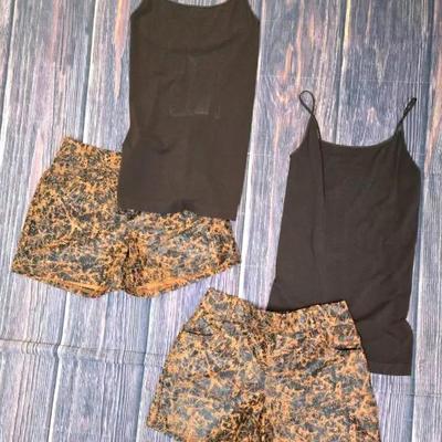 "Crazy Train" Shorts & "NikiBiki" Camisoles 
