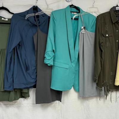 Layered Style Essentials, Eight Piece Jacket and Tank Bundle