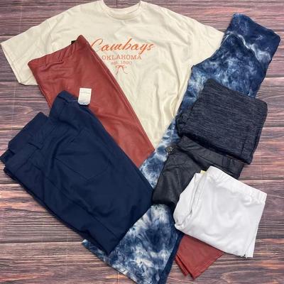 Boutique Style OSU Shirt, Faux Leather Leggings and More Plus Size Fashion