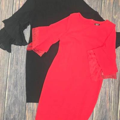 "Allen Kay" Black and Red Dresses