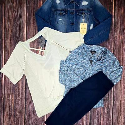 "Ethyl," "GiGio," "Pol," & "Blue Age" Denim Jacket & More