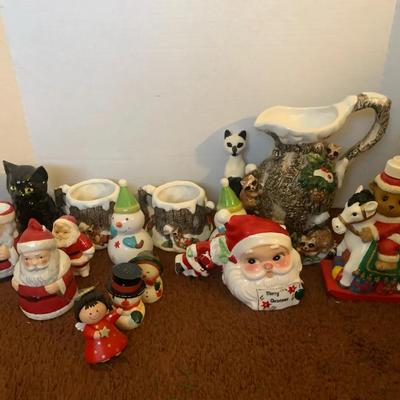 Christmas Ceramic Figures And Decor 